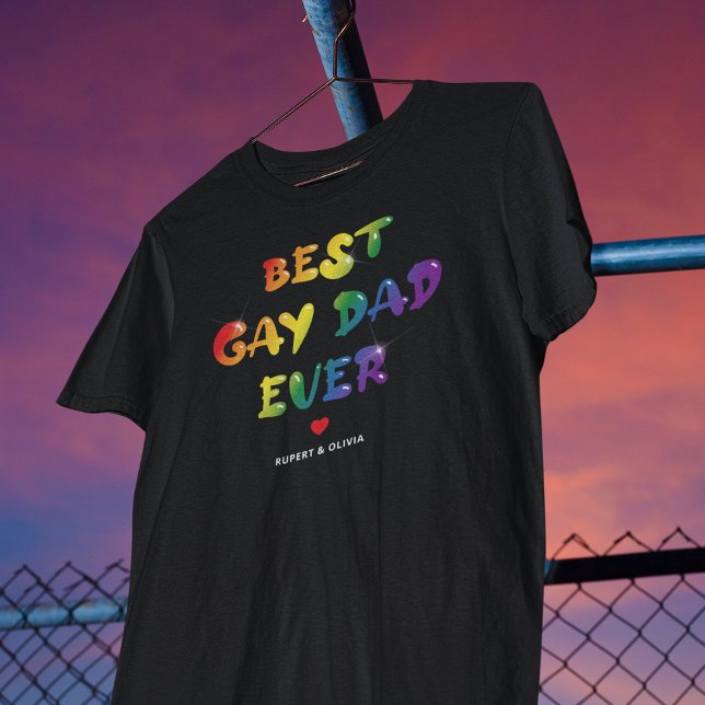 Bester Gay Vater je Vatertag T-Shirt (Von Creator hochgeladen)