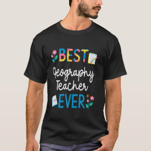 Bester Geographie-Lehrer Allerliebster Lehrer Dank T-Shirt