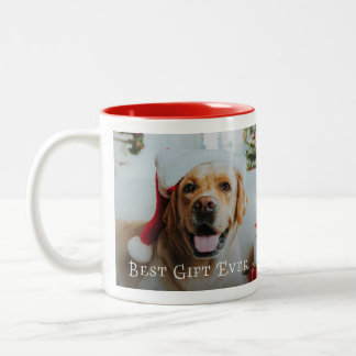 Bester Geschenk Aller Zeiten Haustier Hund Foto-Ge Zweifarbige Tasse