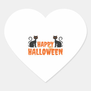 bester Geschenk für Halloween Frohes Halloween Herz-Aufkleber