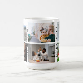 Bester Girl-Vater je Vater's Day 6 Foto Collage C Kaffeetasse