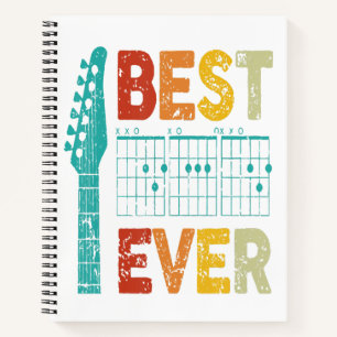 Bester Gitarrenpapa je chordet beste Papa Gitarre Notizbuch