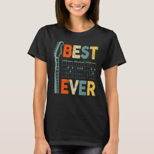 Bester Gitarrenspieler Vater Ever Chords Bester Va T-Shirt
