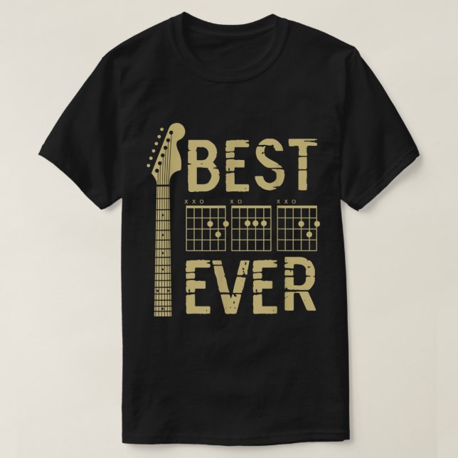 Bester Gitarrist Aller Zeiten Design T-Shirt (Design vorne)