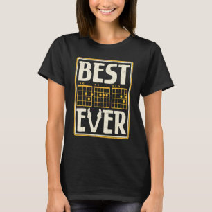 Bester Gitarrist Aller Zeiten Gitarrenakkord Retro T-Shirt