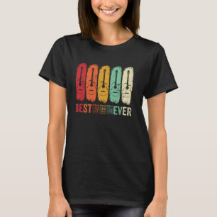 Bester Gitarrist Dad Ever Akkord Gitarre Retro Mus T-Shirt