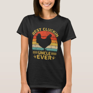 Bester gluckender Onkel aller Zeiten Vintage-Huhn  T-Shirt