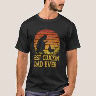 Bester gluckender Vater aller Zeiten Hühnervater T-Shirt