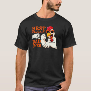 Bester gluckender Vater überhaupt Männer Tier Hüh T-Shirt