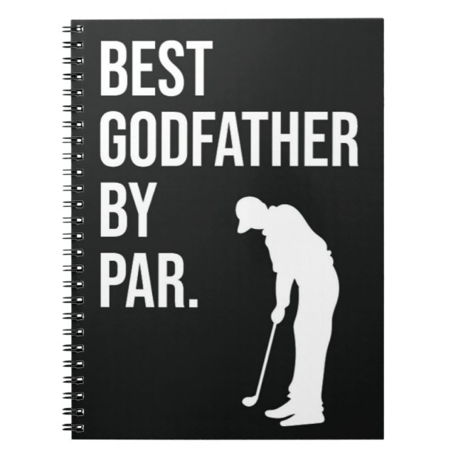Bester Godvater von Par Uncle Golf Geschenkpapier Notizblock (Vorderseite)