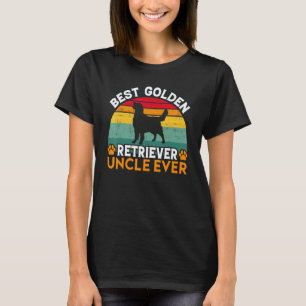 Bester Golden Retriever Onkel Aller Zeiten Golden T-Shirt