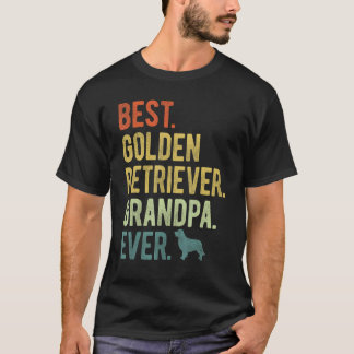 Bester Golden Retriever-Opa aller Zeiten Hundelieb T-Shirt