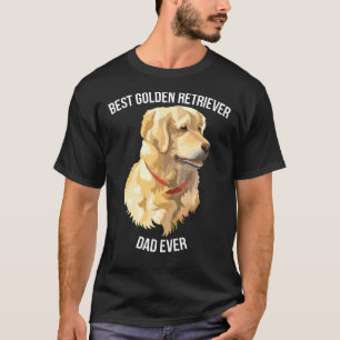 Bester Golden Retriever Vater je Retriever Hund T-Shirt