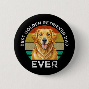 Bester Golden Retriever-Vater überhaupt Button