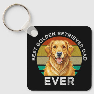 Bester Golden Retriever-Vater überhaupt Schlüsselanhänger