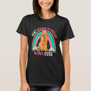Bester Goldener Retriever Nana je Niedlicher Regen T-Shirt