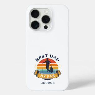 Bester Golf-Vater By Par Benutzerdefinierte Retro Case-Mate iPhone Hülle