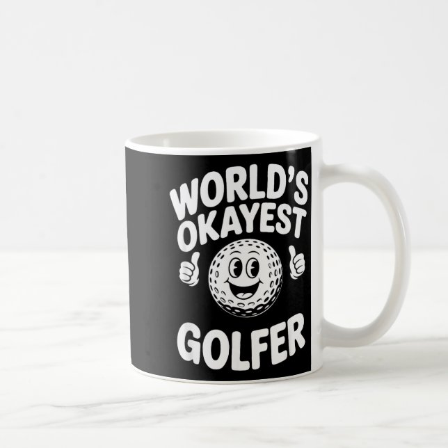 Bester Golfer der Welt Ball Kaffeetasse (Rechts)