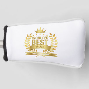 Bester Golfer der Welt Gold 5 Sterne Golf Headcover