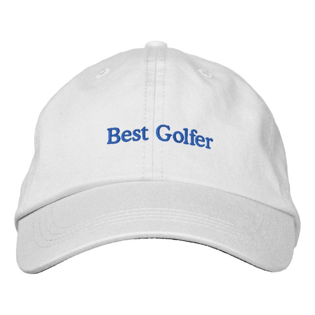 Bester Golfer-Hat Bestickte Kappe (Vorderseite)