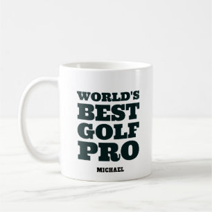 Bester Golfprofi der Welt, benutzerdefinierter Nam Kaffeetasse