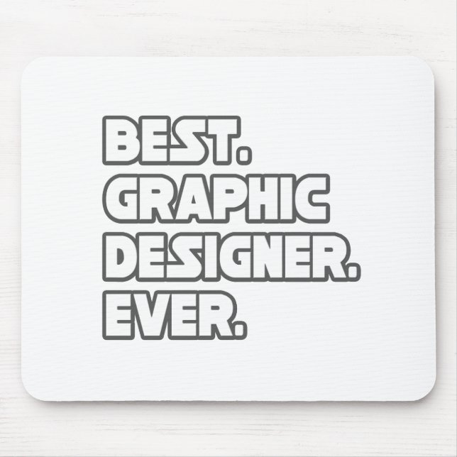 Bester Grafikdesigner Mousepad (Vorne)