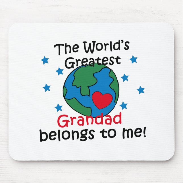 Bester Grandad gehört mir Mousepad (Vorne)