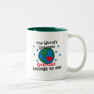 Bester Grandad gehört mir Zweifarbige Tasse
