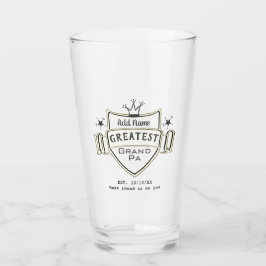BESTER GRANDPA - Personalisiertes BIERPINSTGLAS Glas