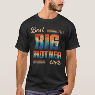 Bester Groß-Bruder je Männer Retro Vintage Dekorat T-Shirt