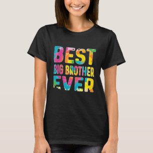 Bester großer Bruder je Gefärbte Krawatte T-Shirt