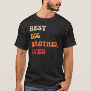 Bester großer Bruder je Geschwister T-Shirt