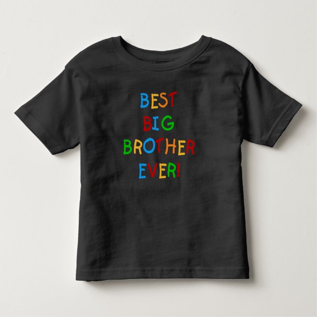 Bester großer Bruder je Kleinkind T-shirt (Vorderseite)
