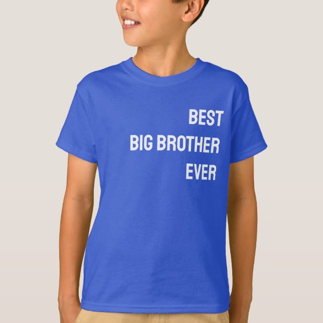 Bester großer Bruder je - KUNSTBAR T-Shirt (Vorderseite)