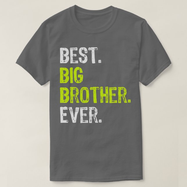 Bester großer Bruder je nager Ältere Geschwister f T-Shirt (Design vorne)