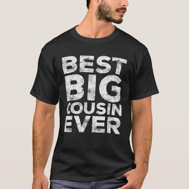 Bester großer Cousin je T-Shirt (Vorderseite)