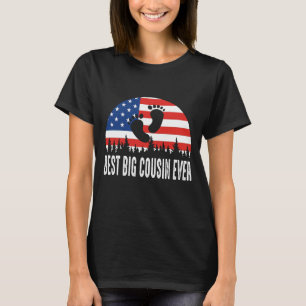 Bester großer Cousin je US-Flagge T-Shirt