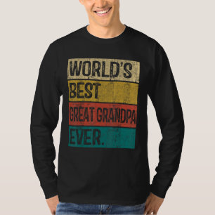Bester Großvater der Welt Aller Zeiten Vintage Dad T-Shirt