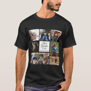 Bester Großvater für individueller Text im Foto  T-Shirt