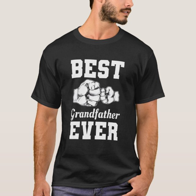 Bester Großvater je Großvater T-Shirt (Vorderseite)