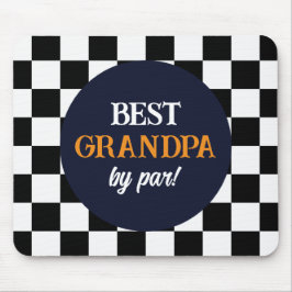 Bester Großvater Moderner Karo Mousepad