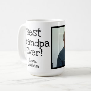 bester Großvater überhaupt mit Bild Kaffeetasse