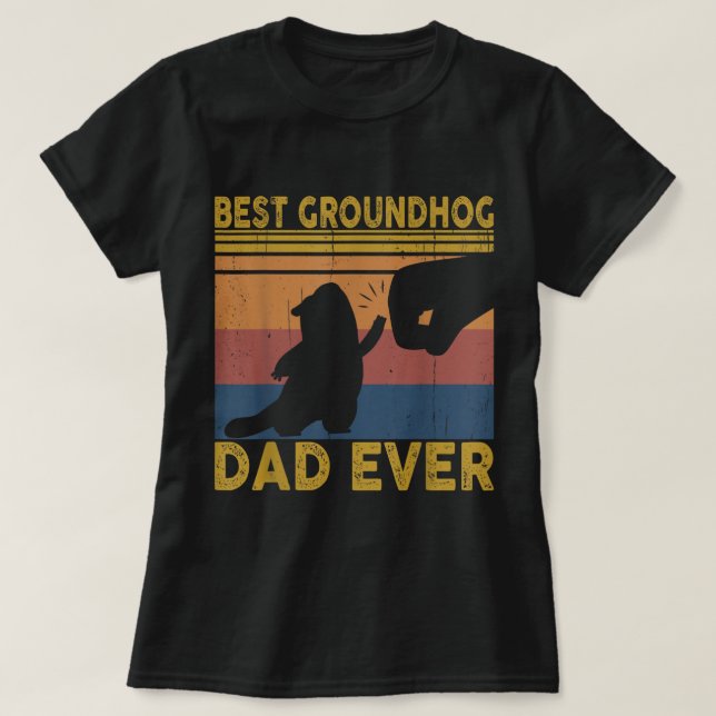 Bester Groundhog Vater je Funny Vathers Day 2022 G T-Shirt (Design vorne)