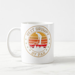 Bester Grumpy Herren Von Par Vater-Tag Golf Golfen Kaffeetasse