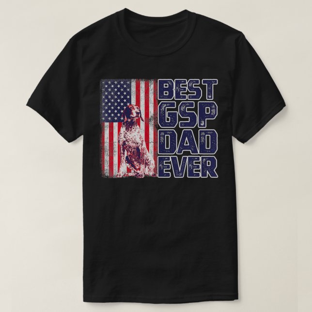 Bester GSP-Vater je T-Shirt (Design vorne)