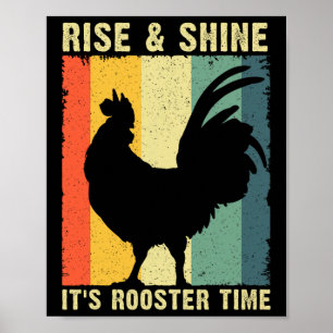 Bester Hahn-Design für Männer Frauen Kinder Huhn H Poster