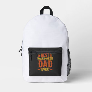 Bester Halloween-Vater überhaupt Vintage abgenutzt Bedruckter Rucksack