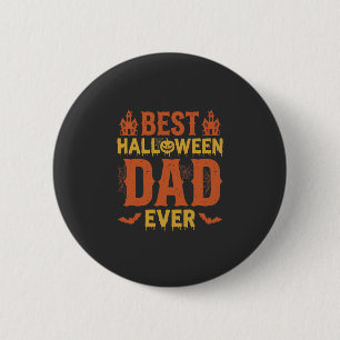Bester Halloween-Vater überhaupt Vintage-Distresse Button