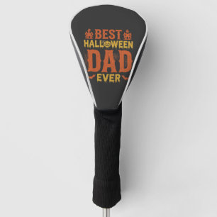 Bester Halloween-Vater überhaupt Vintage-Distresse Golf Headcover