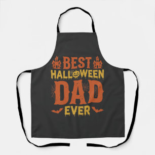Bester Halloween-Vater überhaupt Vintage-Distresse Schürze